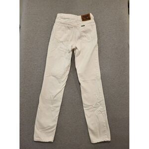 VINTAGE BIG JOHN SUPER SLIM 559 JEANS*MADE IN JAPAN*White - 25"x32" EARLY 1980's